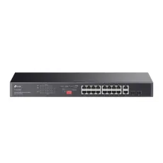 Коммутатор/ 18-port gigabit Unmanaged switch with 16 PoE+ ports, 18 10/100/1000Mbps RJ-45 port, 2 co