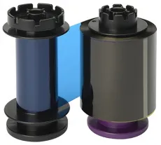 Цветная ретрансферная лента Evolis YMCK+К (400 оттисков/ролик) (арт. RT5F011EAA)