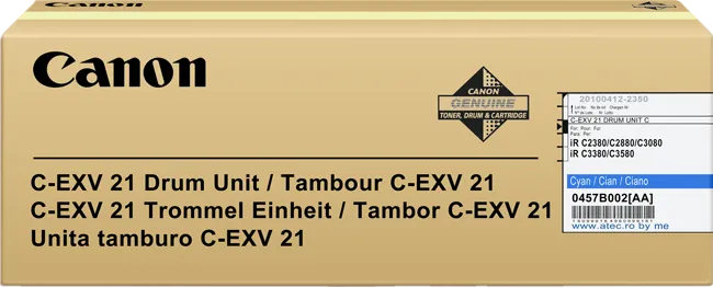 Фотобарабан Canon C-EXV 21 Drum Unit Cyan (арт. 0457B002AA)