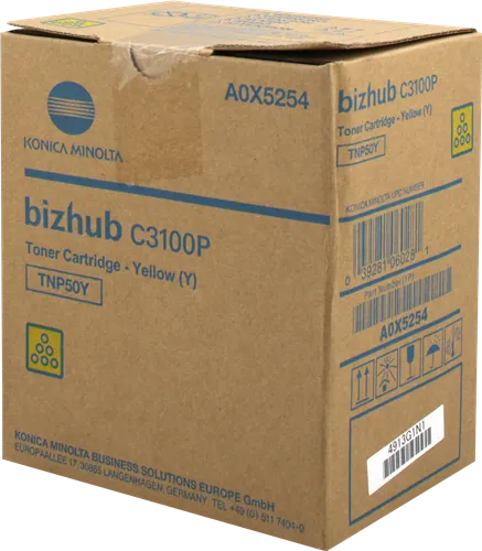 Тонер-картридж Konica Minolta TNP-50Y Toner Cartridge Yellow (арт. A0X5254)