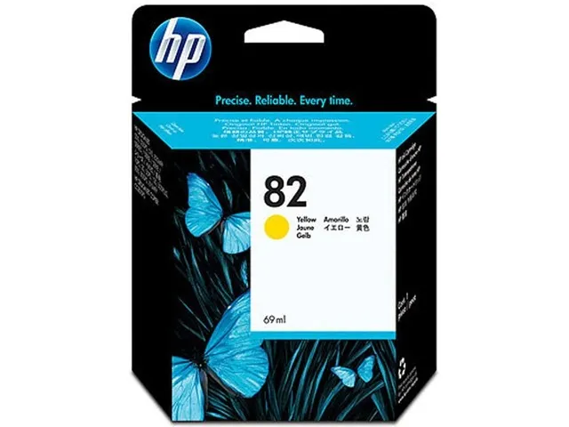 Картридж HP 82 69-ml Yellow Ink Cartridge (арт. C4913A)
