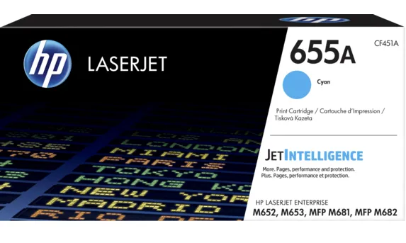 Картридж HP 655A Cyan (арт. CF451A)