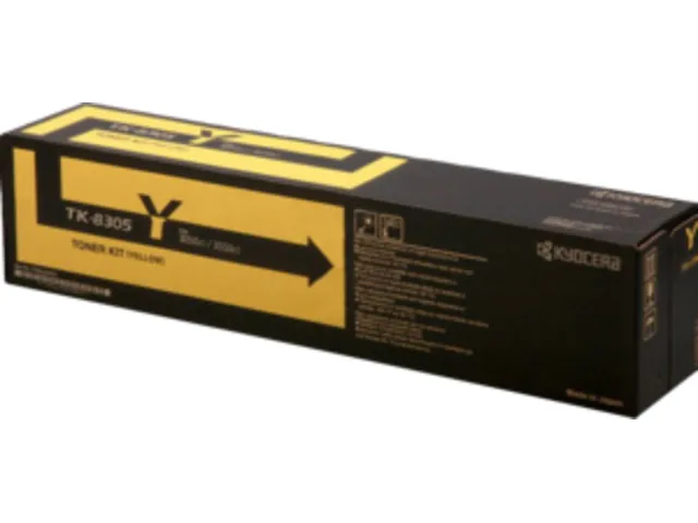 Оригинальный тонер-картридж Kyocera TK-8305Y (жёлтый, 15000 стр.) (арт. 1T02LKANL0)