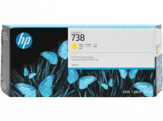 Струйный картридж HP 738 (жёлтый, 300 мл.) (арт. 676M8A)