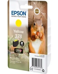 Картридж Epson Singlepack Yellow 378 Claria Photo HD Ink (арт. C13T37844020)