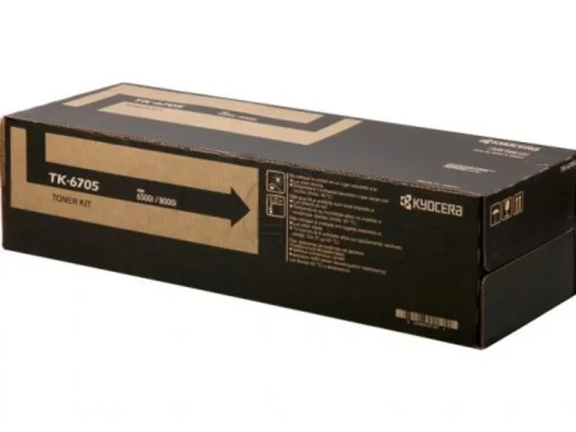 Оригинальный тонер-картридж Kyocera TK-6705 (чёрный, 70000 стр.) (арт. 1T02LF0NL0)