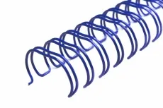 Пружины металлические, А4, 14,3 мм (9/16″), синие, 100 шт. в упаковке, TM DA