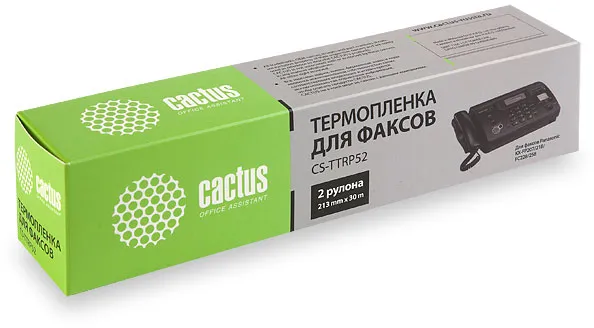 Термопленка Cactus Термопленка CS-TTRP52 (2шт)-30м (арт. CS-TTRP52)