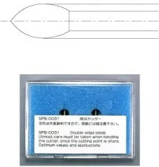 Обоюдоострый карбидный нож Mimaki 1 шт. в наборе (арт. SPB-0031)