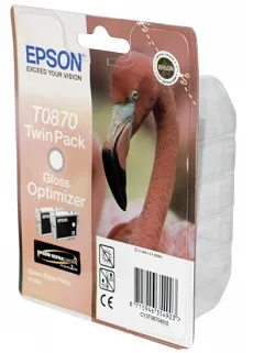 Картридж Epson T0870 Gloss Optimiser Ink (Twin Pack) (арт. C13T08704010)