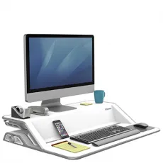 Платформа для работы сидя-стоя Fellowes Lotus Sit-Stand Workstation, белая (арт. FS-00099)