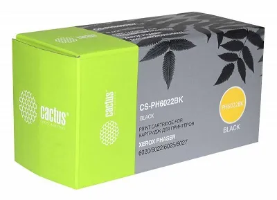 Картридж Cactus 106R02763 черный (2000стр.) для Xerox (арт. CS-PH6022BK)