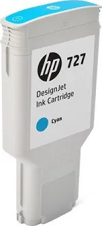 Оригинальный струйный картридж HP 727 DesignJet Cyan, 300 мл (арт. F9J76A)