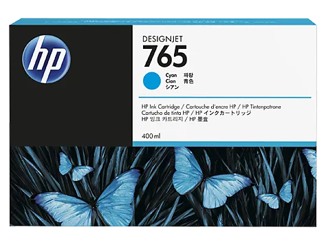 Картридж HP 765 400-ml Cyan Designjet Ink Cartridge (арт. F9J52A)