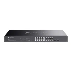 Коммутатор/ Jetstream 16-port gigabit smart switch with 2-gigabit uplink ports, 16 10/100/1000Mbps R