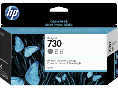 Картридж HP 730 130-ml Gray DesignJet Ink Cartridge (арт. P2V66A)