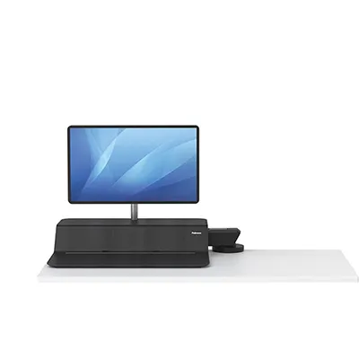 Платформа для работы сидя-стоя Fellowes Lotus RT Sit-Stand Workstation, черная (арт. FS-80815)
