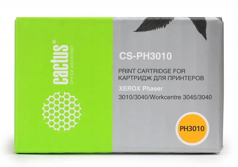 Картридж Cactus 106R02181 черный (1000стр.) для Xerox (арт. CS-PH3010)