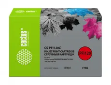 Картридж Cactus голубой (130мл) для Canon (арт. CS-PFI120C)