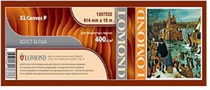 Холст Lomond XL Natural Canvas Pigment Archive, ролик 914 мм х 10 м, 400 мкм (арт. 1207032)