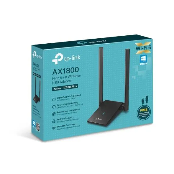 Wi-Fi-адаптер TP-Link Archer TX20U Plus (арт. Archer TX20U Plus)