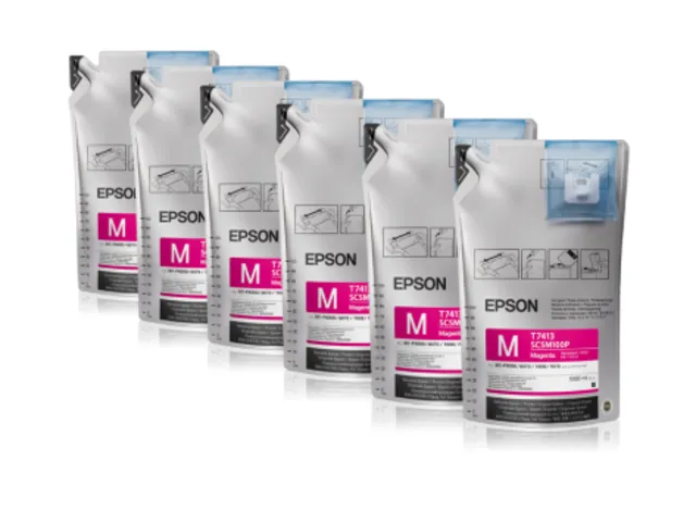 Картридж Epson UltraChrome DS Magenta T741300 (1 L x 6 packs) (арт. C13T741300)