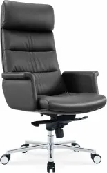 Кресло руководителя Cactus кожа крестов. алюминий (арт. CS-LBK-AMSTERDAM)