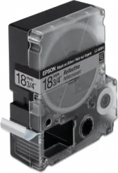 Лента Epson Виниловая лента Epson LK-5WBVN белая/чёрная, ширина 18мм, длина 7м (арт. C53S655027)