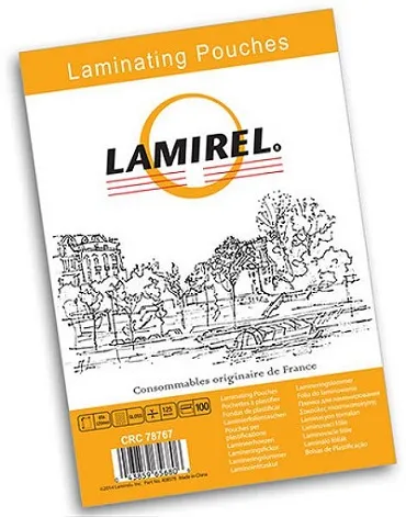 Пленка для ламинирования Lamirel Пакетная пленка, 85 x 120 мм, 125 мкм (арт. LA-78767)