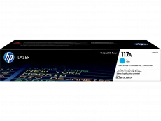 Оригинальный лазерный картридж HP 117A для Color Laser 150a / 150nw / 178nw / 179fnw. Голубой (арт. W2071A)