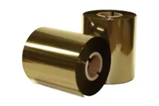 Красящая лента OEM TS RESIN (X-foil) золото 300 м / 100 мм / 100 мм / 1″, out (арт. R-100300out)