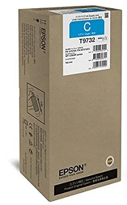 Картридж Epson T9732 Cyan XL (арт. C13T973200)
