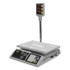 Торговые настольные весы Mertech M-ER 326 ACP-15.2 ″Slim″ LED Белые (арт. 3046)