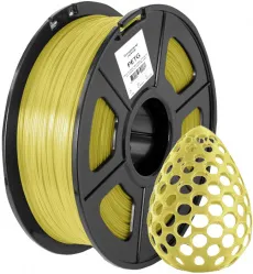 Пластик для принтера Cactus (PETG, d1.75мм, 1кг) (арт. CS-3D-PETG-1KG-T-YEL)