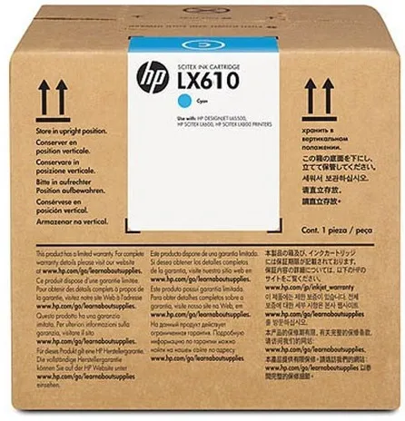 Картридж HP LX610 3-liter Cyan Latex Ink Cartridge (арт. CN670A)