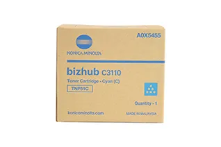 Тонер-картридж Konica Minolta TNP-51C Toner Cartridge Cyan (арт. A0X5455)