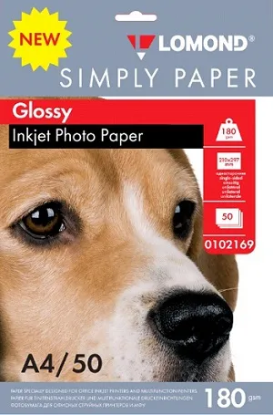 Бумага Lomond Glossy Photo Paper, 10 х 15, 180 г/м2 (арт. 0102168)