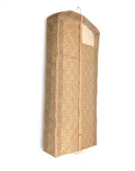 Чехол ГЕЛЕОС для хранения шуб, дубленок, пальто «Миндаль» / Бежевый, 140х60х12 см (арт. МНД_10)