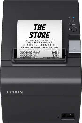 Чековый принтер Epson TM-T20III (011): USB + Serial, PS, Blk, EU (арт. C31CH51011)