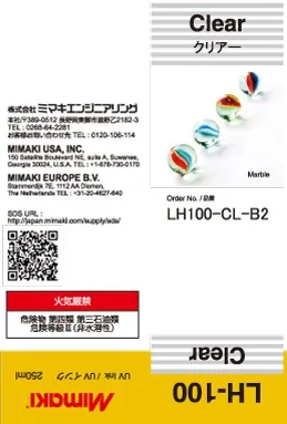 Картридж Mimaki LH-100 (прозрачный, 250 мл.) (арт. LH100-CL-B2)