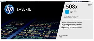 Оригинальный лазерный картридж HP LaserJet 508X увеличенной емкости, Голубой (9500 стр.) (арт. CF361X)