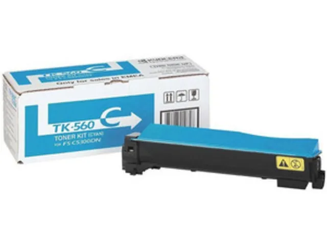 Оригинальный тонер-картридж Kyocera TK-560C (голубой, 10000 стр.) (арт. 1T02HNCEU0)