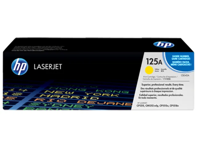 Картридж HP 125A Yellow Original LaserJet Toner Cartridge (арт. CB542A)