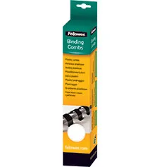 Пластиковые пружины Fellowes 10 мм. Цвет: белый, 25 шт (арт. FS-53308)