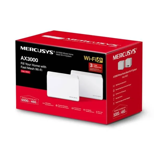 Mesh-система Mercusys Halo H80X(2-pack) (арт. Halo H80X(2-pack))