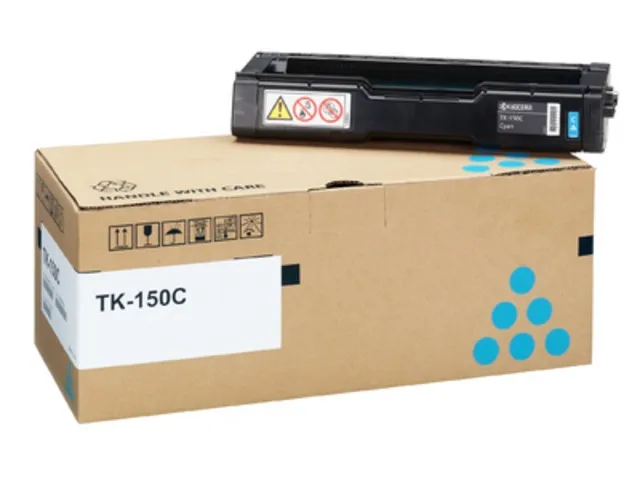 Оригинальный тонер-картридж Kyocera TK-150C (голубой, 6000 стр.) (арт. 1T05JKCNL0)