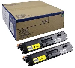 Картридж Brother Двойная упаковка с тонером TN-900Y (арт. TN900YTWIN)