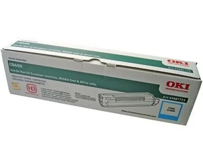 Тонер-картридж OKI голубой для C8600/8800 (6000 стр.) (арт. 43487723)