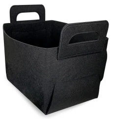 Короб ГЕЛЕОС Войлок (25х18х15 (M), черный) (арт. ВЛК-ЧМ)