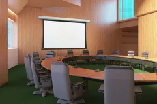 Моторизированный экран Draper с системой натяжения и перезаряжаемым аккумулятором (арт. 156111FB)